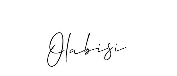 Also we have Olabisi name is the best signature style. Create professional handwritten signature collection using Allison_Script autograph style. Olabisi signature style 2 images and pictures png