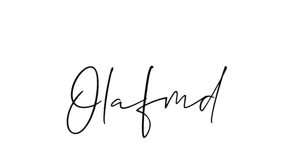 Similarly Allison_Script is the best handwritten signature design. Signature creator online .You can use it as an online autograph creator for name Olafmd. Olafmd signature style 2 images and pictures png