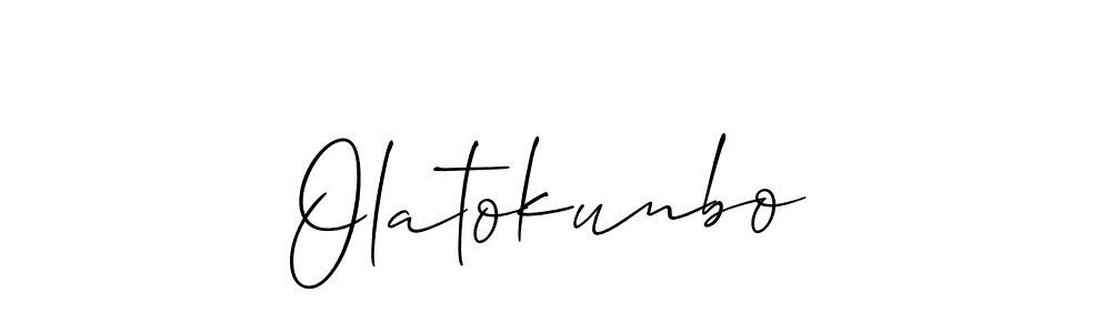 if you are searching for the best signature style for your name Olatokunbo. so please give up your signature search. here we have designed multiple signature styles  using Allison_Script. Olatokunbo signature style 2 images and pictures png