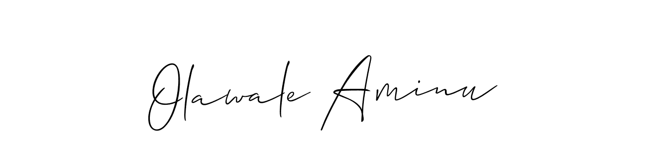 How to Draw Olawale Aminu signature style? Allison_Script is a latest design signature styles for name Olawale Aminu. Olawale Aminu signature style 2 images and pictures png