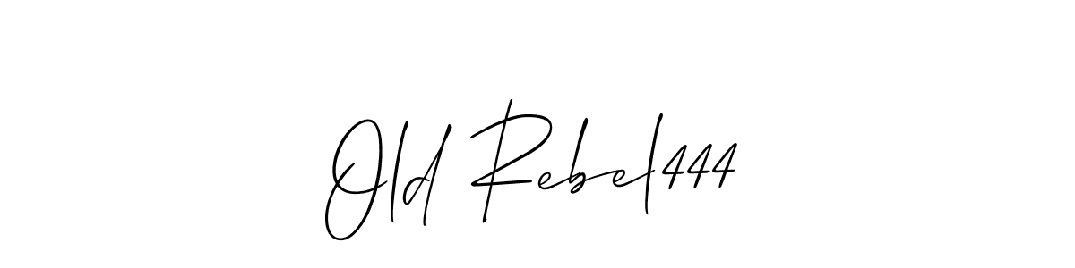 Old Rebel444 stylish signature style. Best Handwritten Sign (Allison_Script) for my name. Handwritten Signature Collection Ideas for my name Old Rebel444. Old Rebel444 signature style 2 images and pictures png