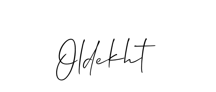 Make a beautiful signature design for name Oldekht. Use this online signature maker to create a handwritten signature for free. Oldekht signature style 2 images and pictures png