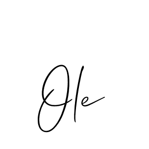 Best and Professional Signature Style for Ole. Allison_Script Best Signature Style Collection. Ole signature style 2 images and pictures png