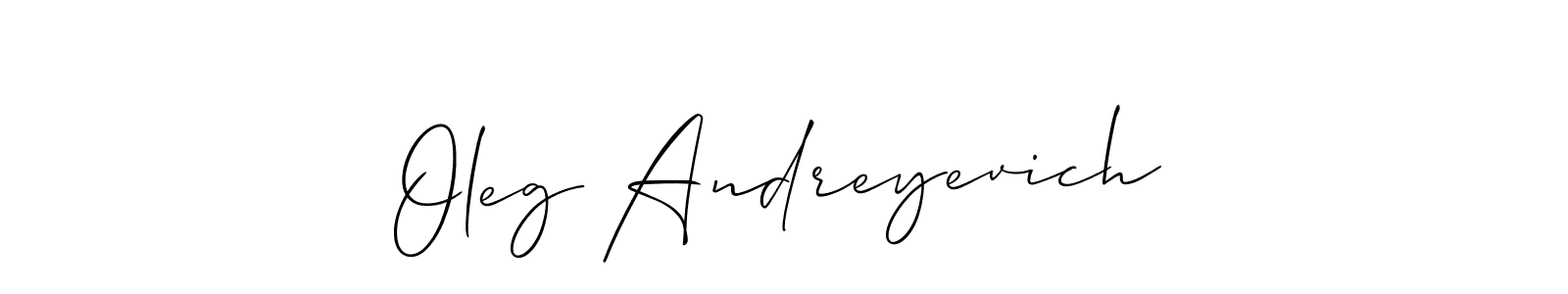 Make a short Oleg Andreyevich signature style. Manage your documents anywhere anytime using Allison_Script. Create and add eSignatures, submit forms, share and send files easily. Oleg Andreyevich signature style 2 images and pictures png