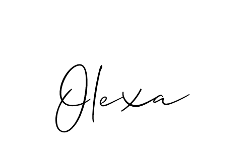 Best and Professional Signature Style for Olexa. Allison_Script Best Signature Style Collection. Olexa signature style 2 images and pictures png