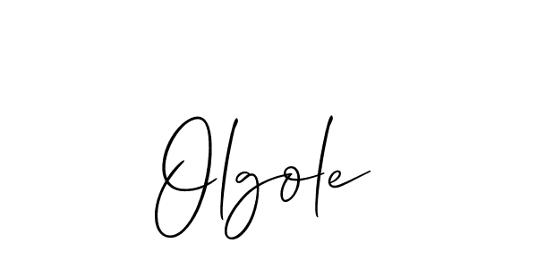 Similarly Allison_Script is the best handwritten signature design. Signature creator online .You can use it as an online autograph creator for name Olgole. Olgole signature style 2 images and pictures png