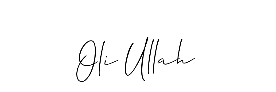Here are the top 10 professional signature styles for the name Oli Ullah. These are the best autograph styles you can use for your name. Oli Ullah signature style 2 images and pictures png