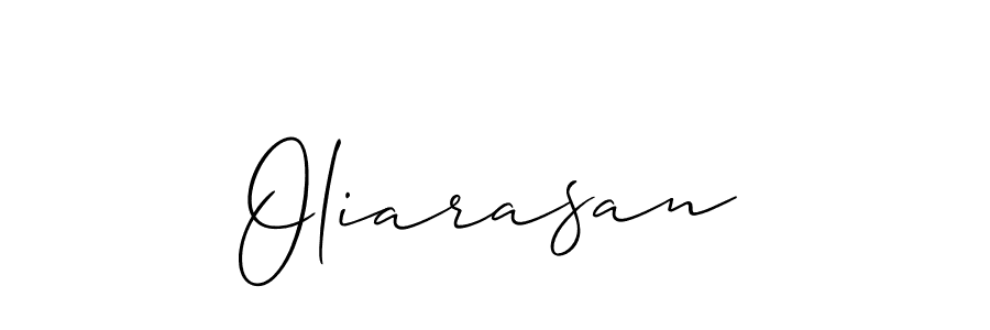 It looks lik you need a new signature style for name Oliarasan. Design unique handwritten (Allison_Script) signature with our free signature maker in just a few clicks. Oliarasan signature style 2 images and pictures png