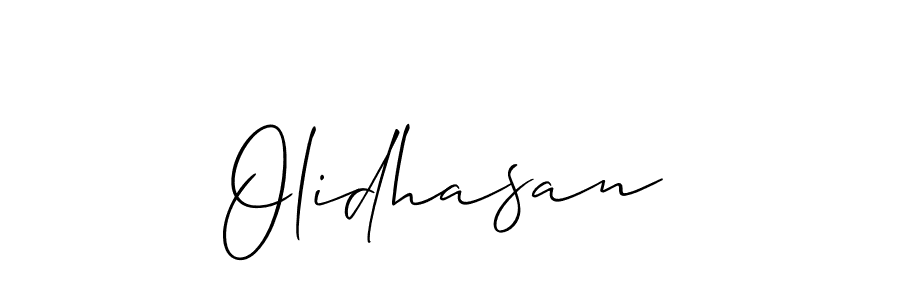 if you are searching for the best signature style for your name Olidhasan. so please give up your signature search. here we have designed multiple signature styles  using Allison_Script. Olidhasan signature style 2 images and pictures png