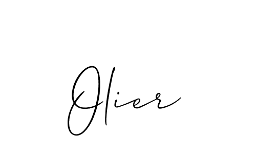 Olier stylish signature style. Best Handwritten Sign (Allison_Script) for my name. Handwritten Signature Collection Ideas for my name Olier. Olier signature style 2 images and pictures png