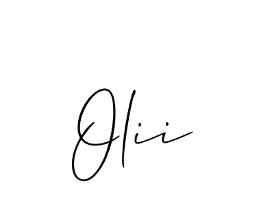 It looks lik you need a new signature style for name Olii. Design unique handwritten (Allison_Script) signature with our free signature maker in just a few clicks. Olii signature style 2 images and pictures png