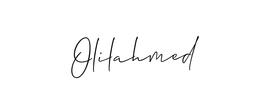 if you are searching for the best signature style for your name Olilahmed. so please give up your signature search. here we have designed multiple signature styles  using Allison_Script. Olilahmed signature style 2 images and pictures png