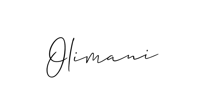 if you are searching for the best signature style for your name Olimani. so please give up your signature search. here we have designed multiple signature styles  using Allison_Script. Olimani signature style 2 images and pictures png