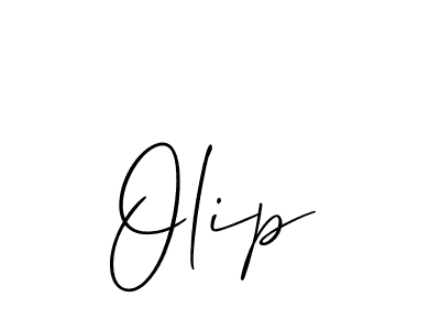 Make a beautiful signature design for name Olip. Use this online signature maker to create a handwritten signature for free. Olip signature style 2 images and pictures png