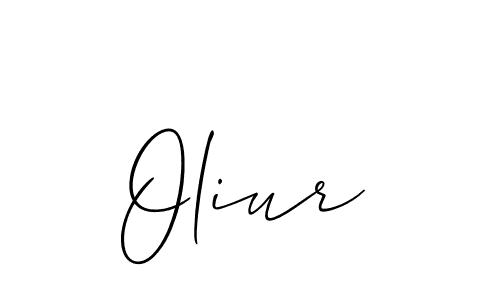 Create a beautiful signature design for name Oliur. With this signature (Allison_Script) fonts, you can make a handwritten signature for free. Oliur signature style 2 images and pictures png