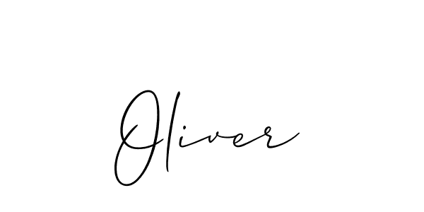 Make a beautiful signature design for name Oliver. With this signature (Allison_Script) style, you can create a handwritten signature for free. Oliver signature style 2 images and pictures png