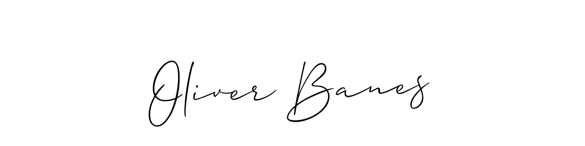 Design your own signature with our free online signature maker. With this signature software, you can create a handwritten (Allison_Script) signature for name Oliver Banes. Oliver Banes signature style 2 images and pictures png