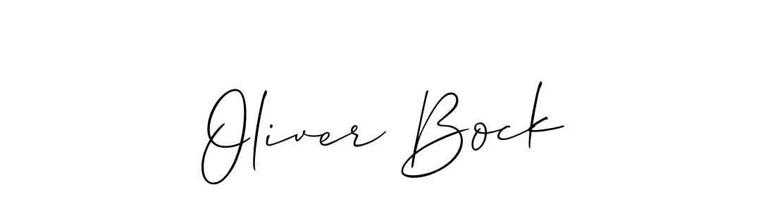 Allison_Script is a professional signature style that is perfect for those who want to add a touch of class to their signature. It is also a great choice for those who want to make their signature more unique. Get Oliver Bock name to fancy signature for free. Oliver Bock signature style 2 images and pictures png