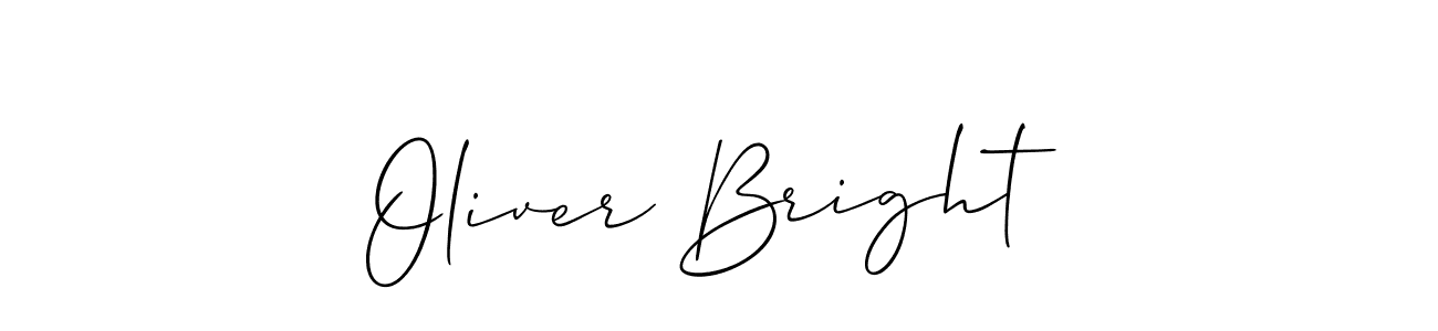 Make a beautiful signature design for name Oliver Bright. Use this online signature maker to create a handwritten signature for free. Oliver Bright signature style 2 images and pictures png