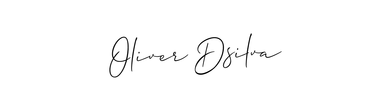 Once you've used our free online signature maker to create your best signature Allison_Script style, it's time to enjoy all of the benefits that Oliver Dsilva name signing documents. Oliver Dsilva signature style 2 images and pictures png
