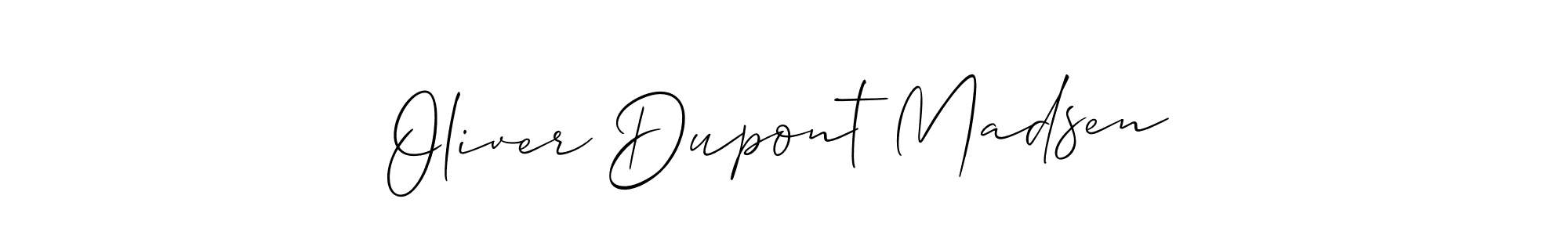 Here are the top 10 professional signature styles for the name Oliver Dupont Madsen. These are the best autograph styles you can use for your name. Oliver Dupont Madsen signature style 2 images and pictures png