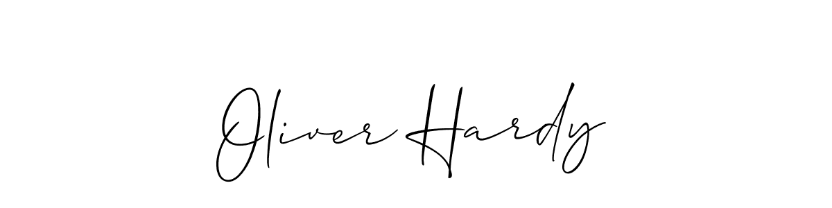 Create a beautiful signature design for name Oliver Hardy. With this signature (Allison_Script) fonts, you can make a handwritten signature for free. Oliver Hardy signature style 2 images and pictures png