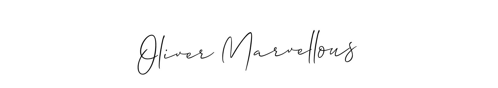if you are searching for the best signature style for your name Oliver Marvellous. so please give up your signature search. here we have designed multiple signature styles  using Allison_Script. Oliver Marvellous signature style 2 images and pictures png
