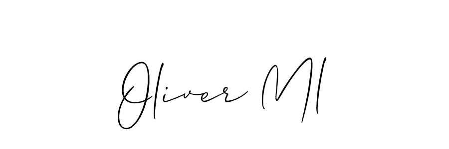 It looks lik you need a new signature style for name Oliver Ml. Design unique handwritten (Allison_Script) signature with our free signature maker in just a few clicks. Oliver Ml signature style 2 images and pictures png