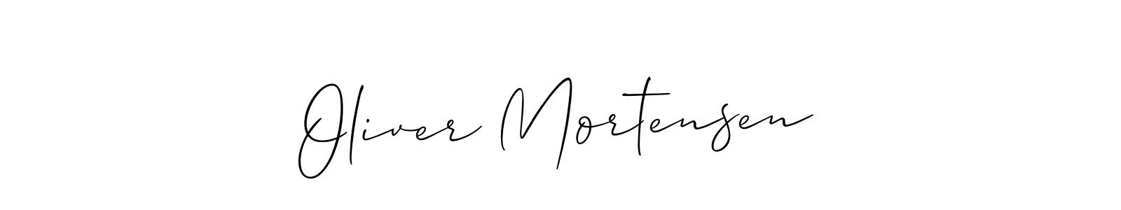 Make a beautiful signature design for name Oliver Mortensen. Use this online signature maker to create a handwritten signature for free. Oliver Mortensen signature style 2 images and pictures png