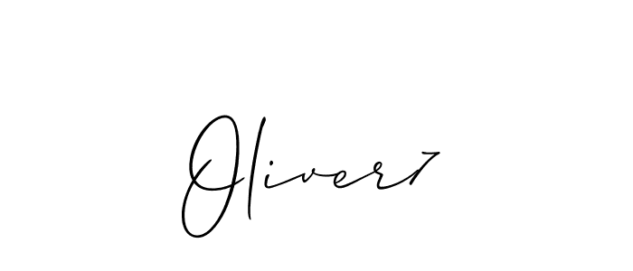 Make a beautiful signature design for name Oliver7. Use this online signature maker to create a handwritten signature for free. Oliver7 signature style 2 images and pictures png