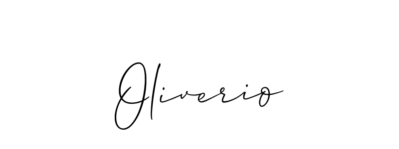 Oliverio stylish signature style. Best Handwritten Sign (Allison_Script) for my name. Handwritten Signature Collection Ideas for my name Oliverio. Oliverio signature style 2 images and pictures png