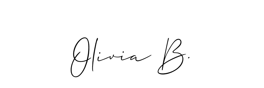 Check out images of Autograph of Olivia B. name. Actor Olivia B. Signature Style. Allison_Script is a professional sign style online. Olivia B. signature style 2 images and pictures png