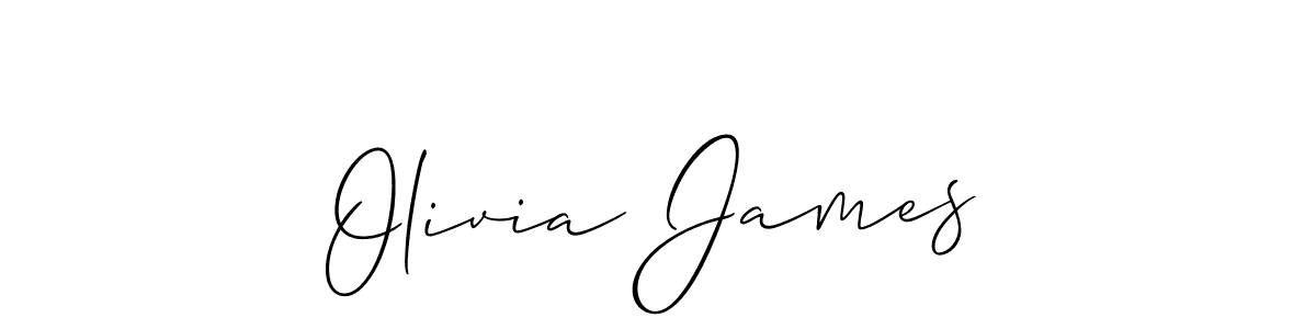 Also You can easily find your signature by using the search form. We will create Olivia James name handwritten signature images for you free of cost using Allison_Script sign style. Olivia James signature style 2 images and pictures png