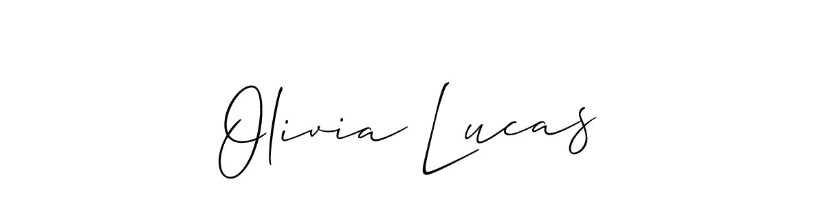 The best way (Allison_Script) to make a short signature is to pick only two or three words in your name. The name Olivia Lucas include a total of six letters. For converting this name. Olivia Lucas signature style 2 images and pictures png