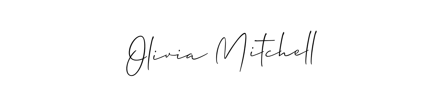 Similarly Allison_Script is the best handwritten signature design. Signature creator online .You can use it as an online autograph creator for name Olivia Mitchell. Olivia Mitchell signature style 2 images and pictures png