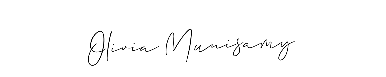 Here are the top 10 professional signature styles for the name Olivia Munisamy. These are the best autograph styles you can use for your name. Olivia Munisamy signature style 2 images and pictures png
