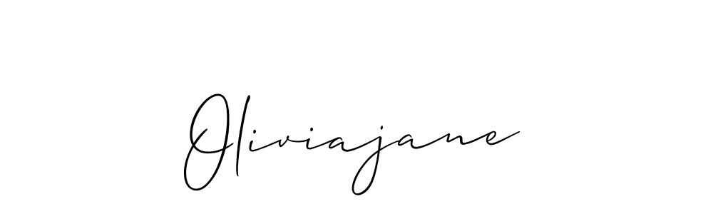 The best way (Allison_Script) to make a short signature is to pick only two or three words in your name. The name Oliviajane include a total of six letters. For converting this name. Oliviajane signature style 2 images and pictures png