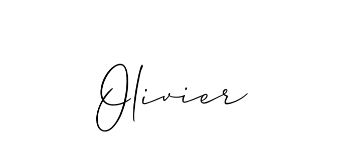 How to make Olivier name signature. Use Allison_Script style for creating short signs online. This is the latest handwritten sign. Olivier signature style 2 images and pictures png