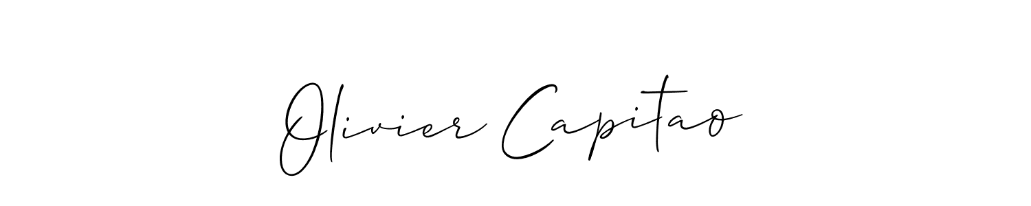 It looks lik you need a new signature style for name Olivier Capitao. Design unique handwritten (Allison_Script) signature with our free signature maker in just a few clicks. Olivier Capitao signature style 2 images and pictures png