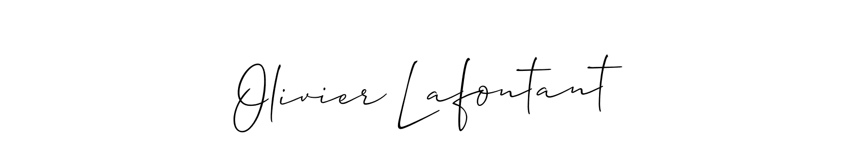 Also You can easily find your signature by using the search form. We will create Olivier Lafontant name handwritten signature images for you free of cost using Allison_Script sign style. Olivier Lafontant signature style 2 images and pictures png