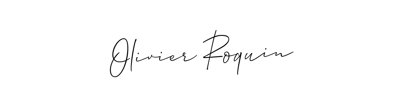 Use a signature maker to create a handwritten signature online. With this signature software, you can design (Allison_Script) your own signature for name Olivier Roquin. Olivier Roquin signature style 2 images and pictures png