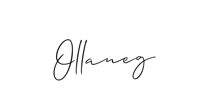 Make a short Ollaneg signature style. Manage your documents anywhere anytime using Allison_Script. Create and add eSignatures, submit forms, share and send files easily. Ollaneg signature style 2 images and pictures png