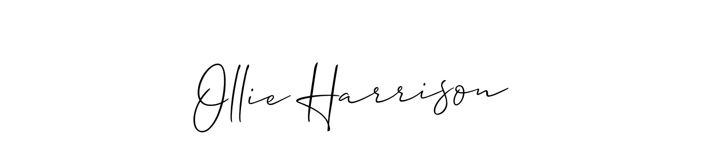 You should practise on your own different ways (Allison_Script) to write your name (Ollie Harrison) in signature. don't let someone else do it for you. Ollie Harrison signature style 2 images and pictures png