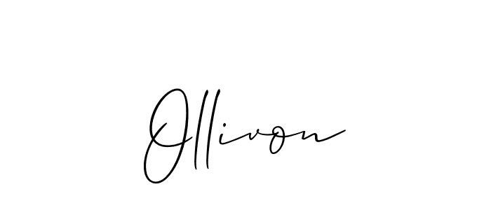 if you are searching for the best signature style for your name Ollivon. so please give up your signature search. here we have designed multiple signature styles  using Allison_Script. Ollivon signature style 2 images and pictures png