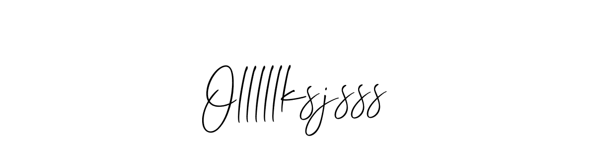 How to make Olllllksjsss name signature. Use Allison_Script style for creating short signs online. This is the latest handwritten sign. Olllllksjsss signature style 2 images and pictures png