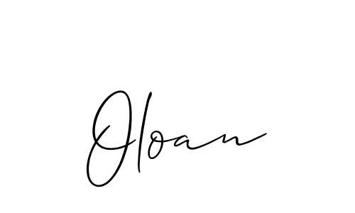 How to make Oloan name signature. Use Allison_Script style for creating short signs online. This is the latest handwritten sign. Oloan signature style 2 images and pictures png
