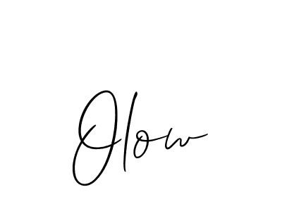 if you are searching for the best signature style for your name Olow. so please give up your signature search. here we have designed multiple signature styles  using Allison_Script. Olow signature style 2 images and pictures png