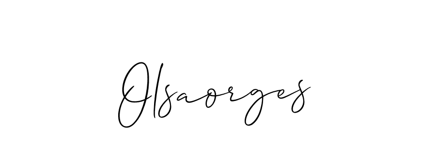 Best and Professional Signature Style for Olsaorges. Allison_Script Best Signature Style Collection. Olsaorges signature style 2 images and pictures png