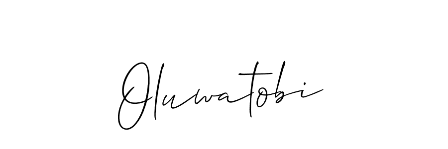 It looks lik you need a new signature style for name Oluwatobi. Design unique handwritten (Allison_Script) signature with our free signature maker in just a few clicks. Oluwatobi signature style 2 images and pictures png