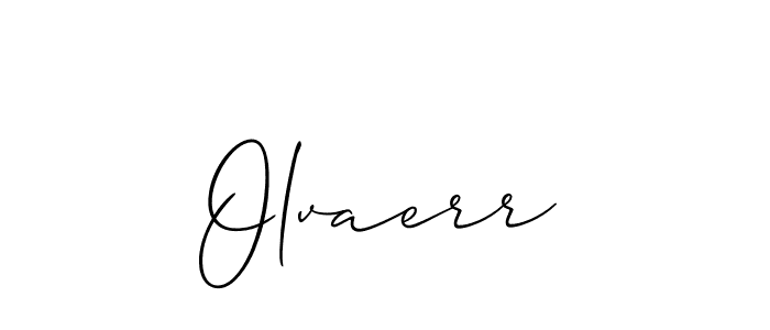 Also we have Olvaerr name is the best signature style. Create professional handwritten signature collection using Allison_Script autograph style. Olvaerr signature style 2 images and pictures png